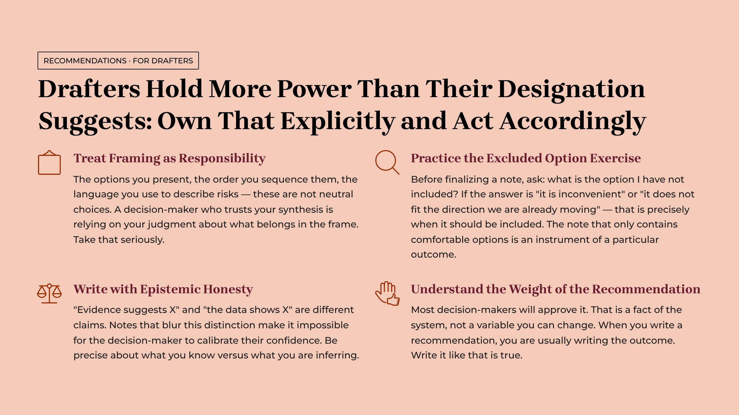 The Briefing Note is the Decision: How power actually flows inside Indian government — Slide 12
